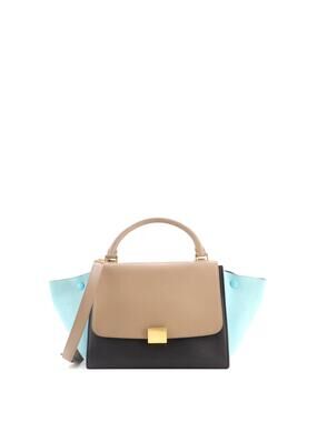 Celine Tricolor Trapeze Bag Leather #320451C67B